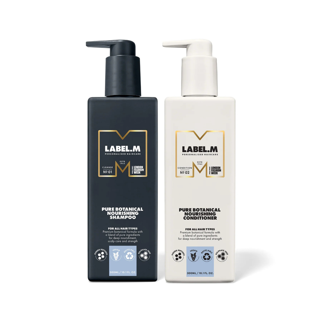 LABEL.M Pure Botanical Shampoo & Conditioner Nourishing Set