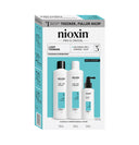Nioxin Scalp + Hair Thickening System 3 - Hair Thickening System for coloured Or Dry Damaged Hair with Light Thinning