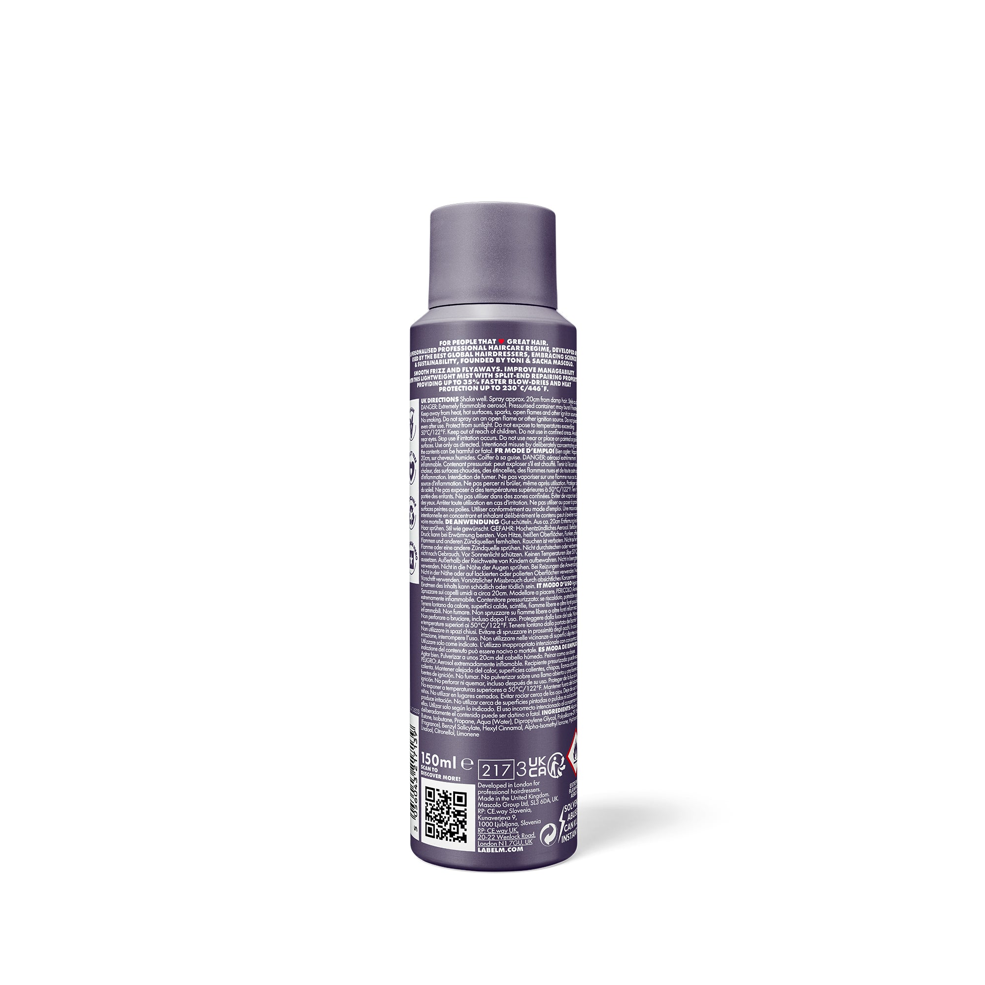 LABEL.M Anti-Frizz Smoothing Mist