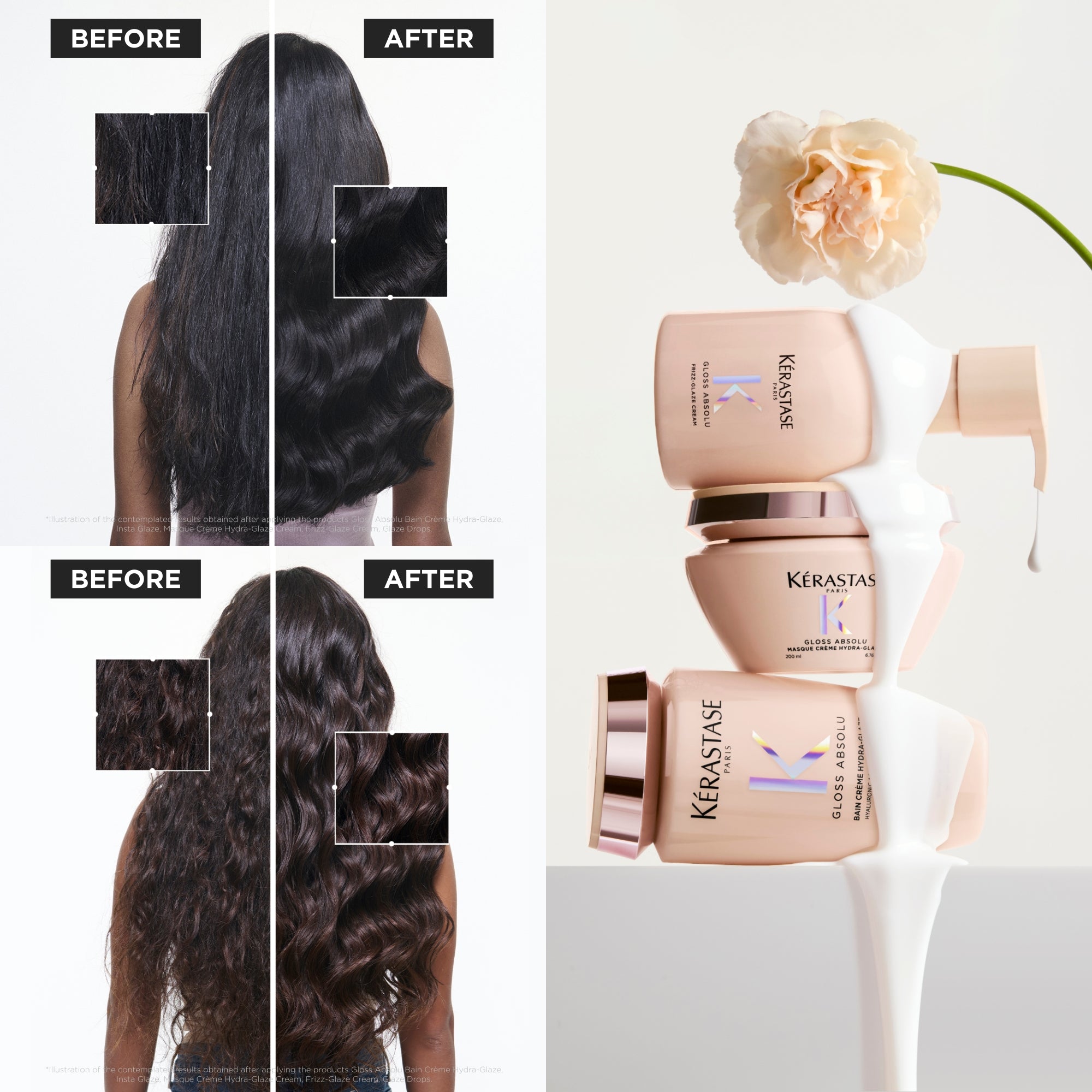 KERASTASE GLOSS ABSOLU FRIZZ-GLAZE CREAM 240ML