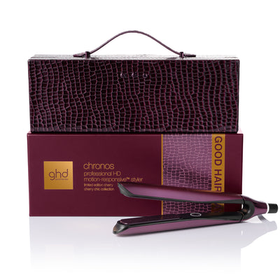 ghd Chronos Hair Straightener Gift Set In Cherry Chic