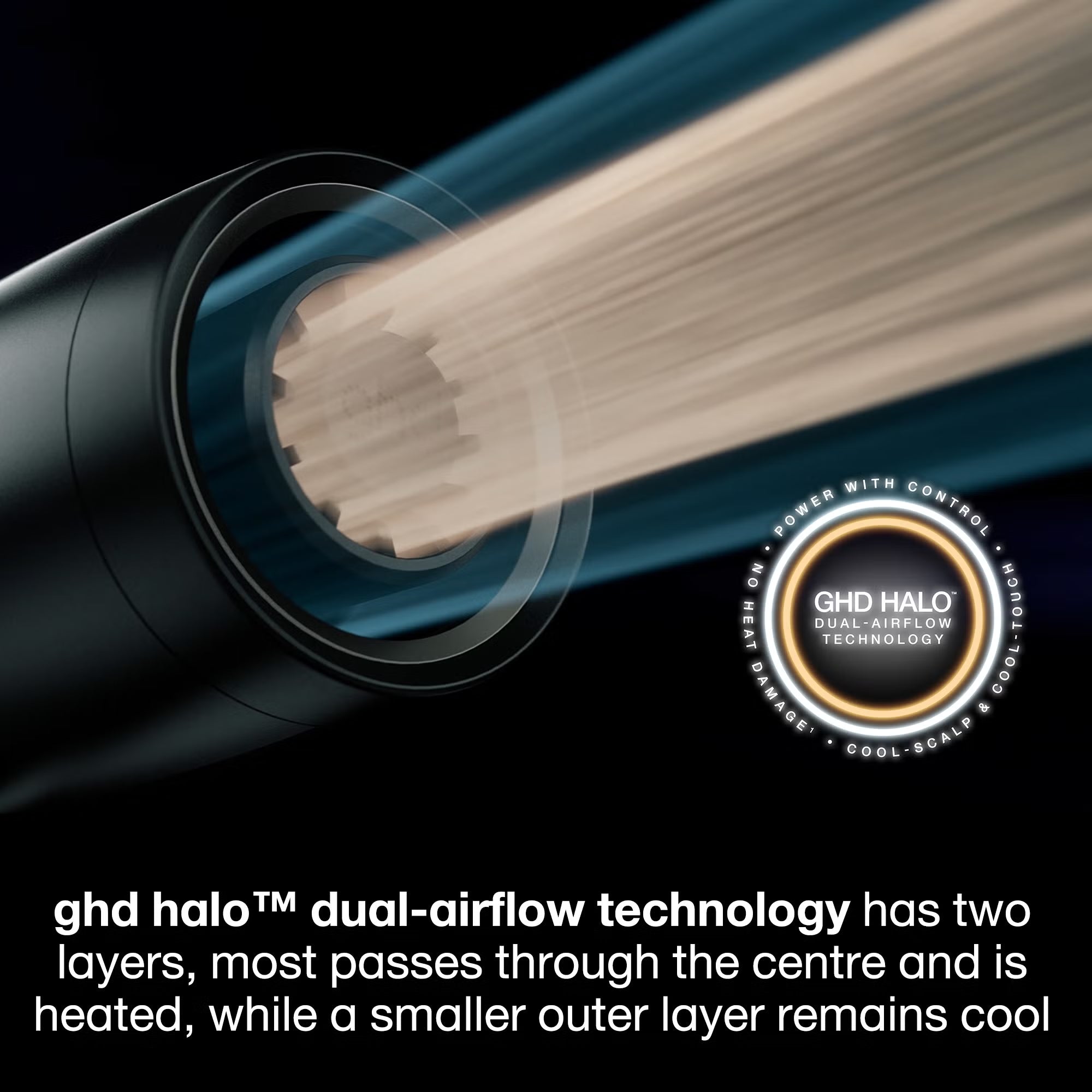 ghd Speed Iconic Hair Dryer in Black