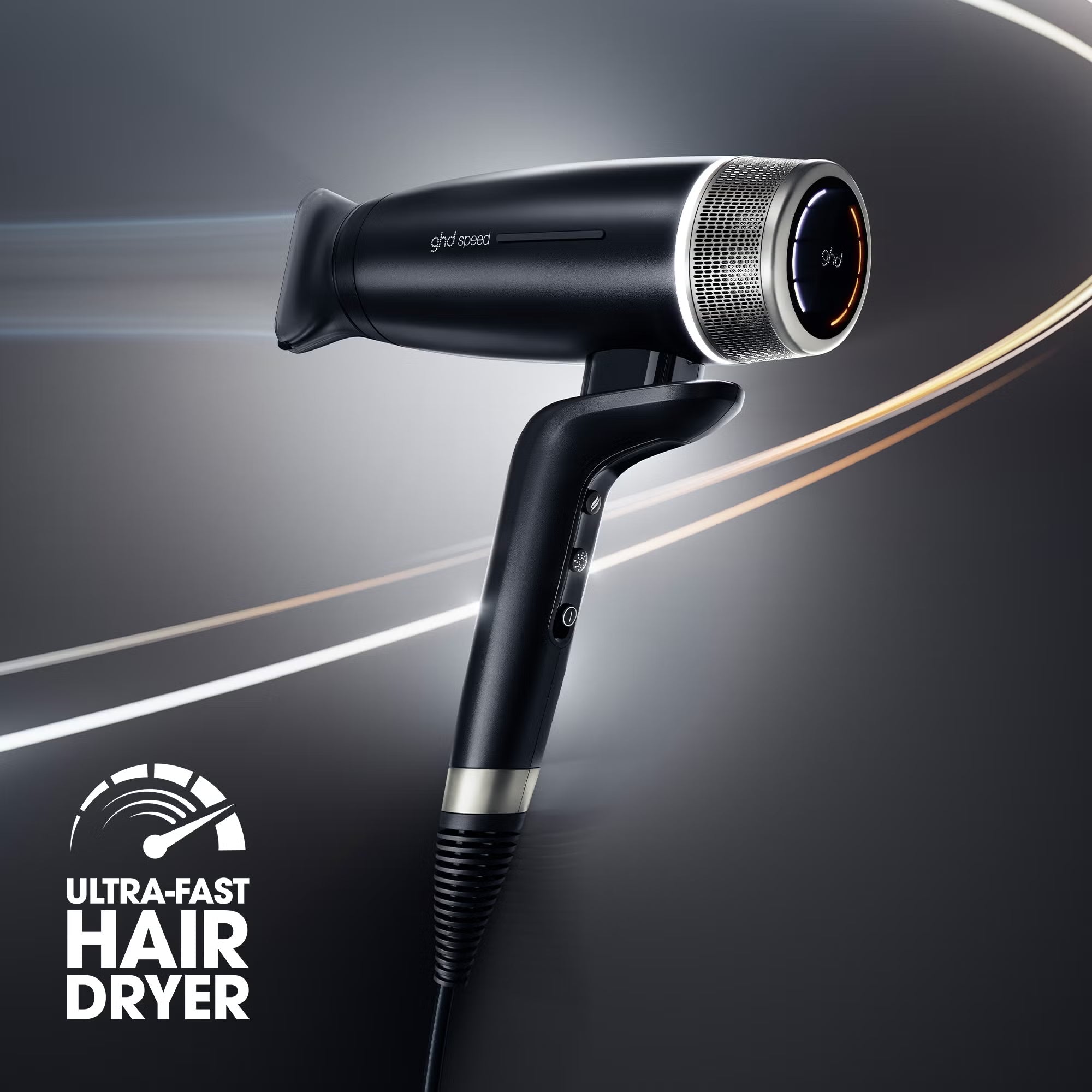 ghd Speed Iconic Hair Dryer in Black