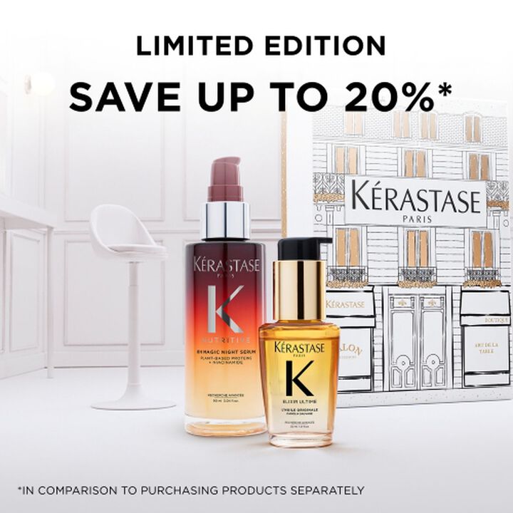 Kérastase Elixir and 8HR Magic Night Serum Iconic Holiday Gift Set