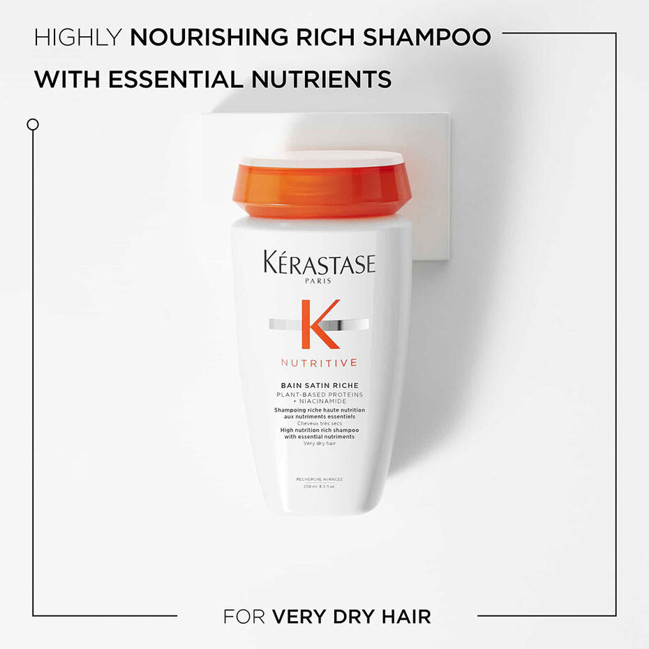 Kérastase Nutritive Bain Satin Riche - Very Dry Hair (Medium To Thick) 250ml