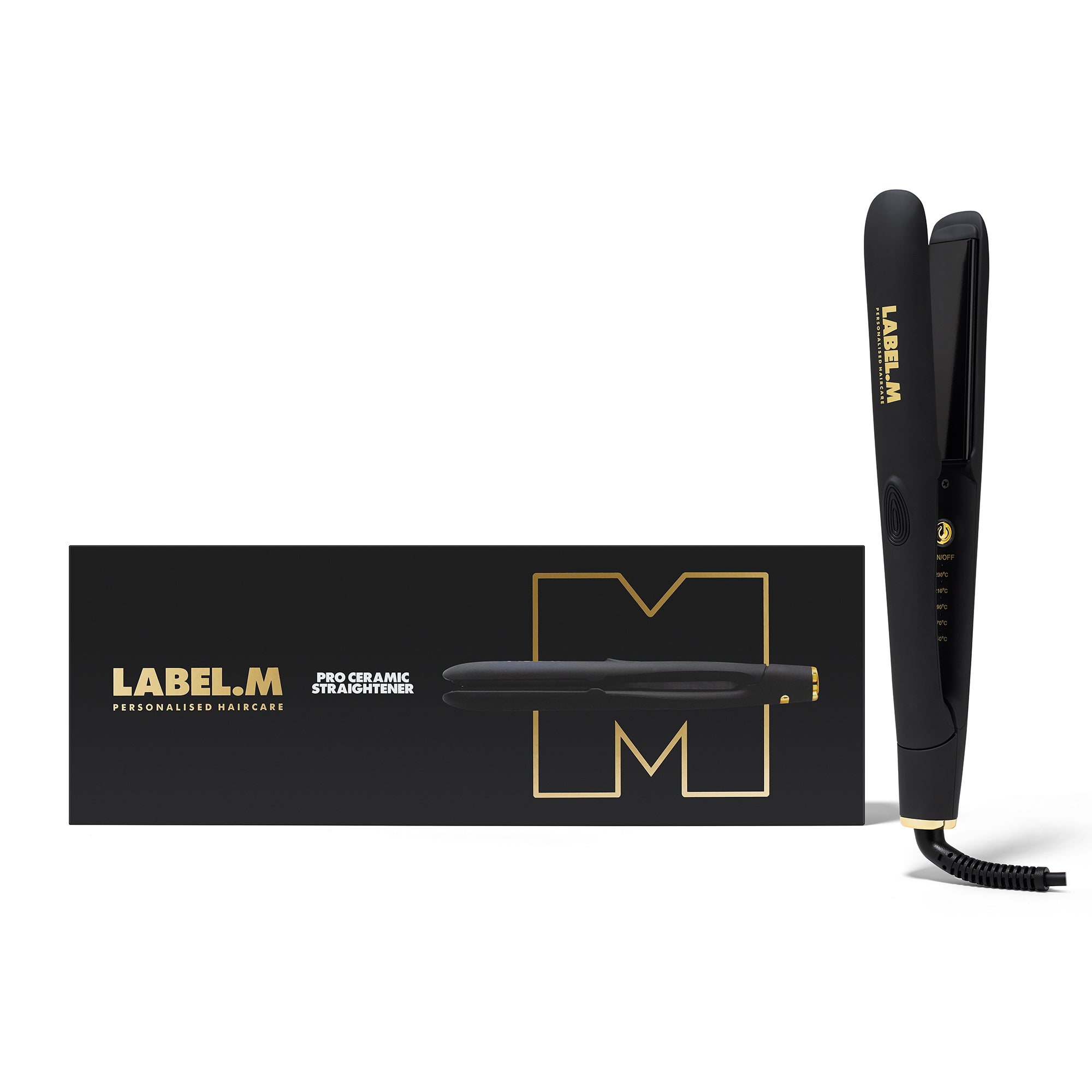 LABEL.M Pro Ceramic Straightener Black