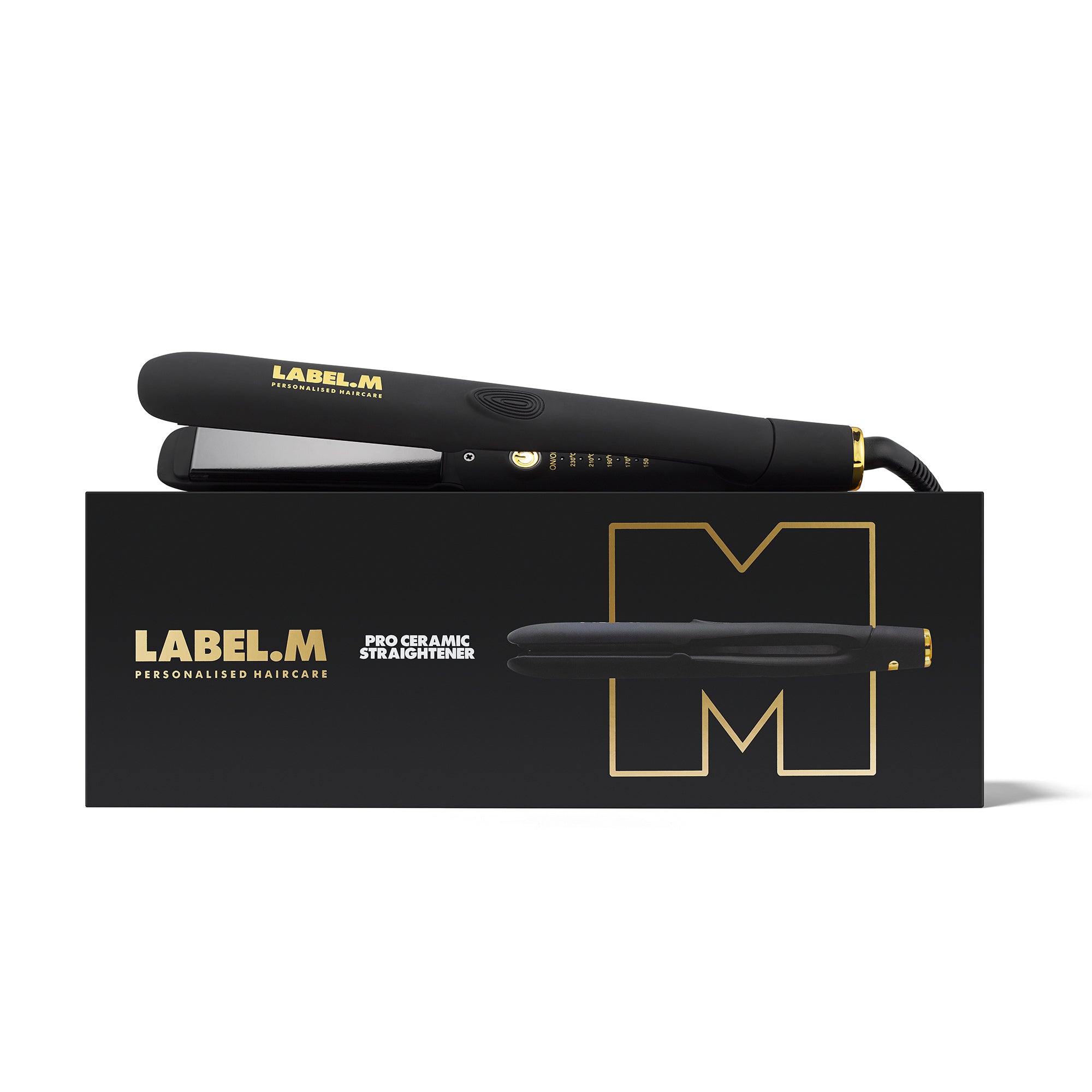 LABEL.M Pro Ceramic Straightener Black